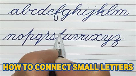 how to connect letters in cursive: exploring the art of fluid writing